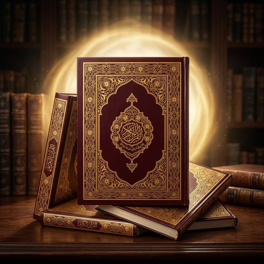 تخفيض 💥لباقة 10 مصاحف برواية ورش عن نافع  ورق أبيض غلاف خارجي متين و جذاب  - حجم الكبير(17/24)