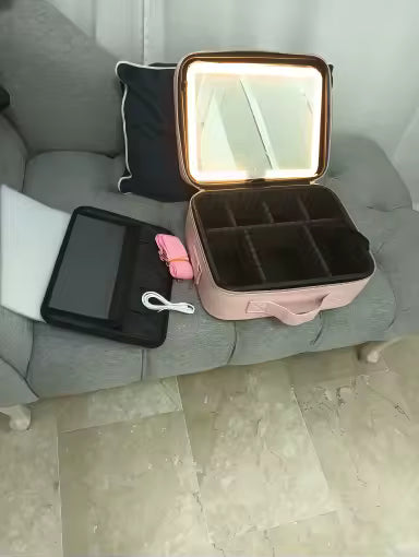 صاك الماكياج المنظم — كل أداة في مكانها ✨ ( نبيعو صاك وحدو بدون ماكياج)